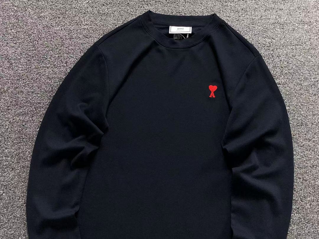 AMI 105 AMI LONG SLEEVED 3208070603 (Im 170Cm 60Kg I Wear Size L In The Phot) - Image 12