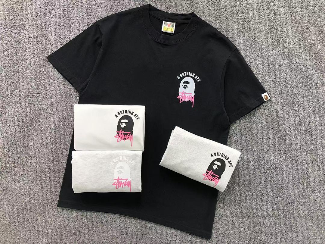 Bape 85 BAPE STUSSY T-SHIRT 4105171717 (Im 170Cm 60Kg I Wear Size S In The Phot) - Image 22