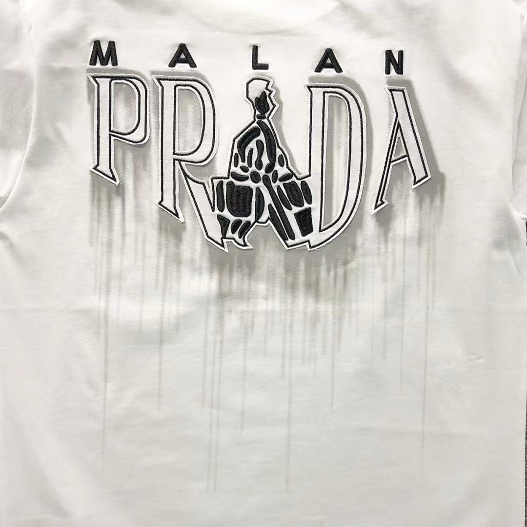 Prada 98 P⭐A⭐A T-SHIRT 3204091303 (Im 170Cm 65Kg I Wear Size M In The Phot) - Image 9