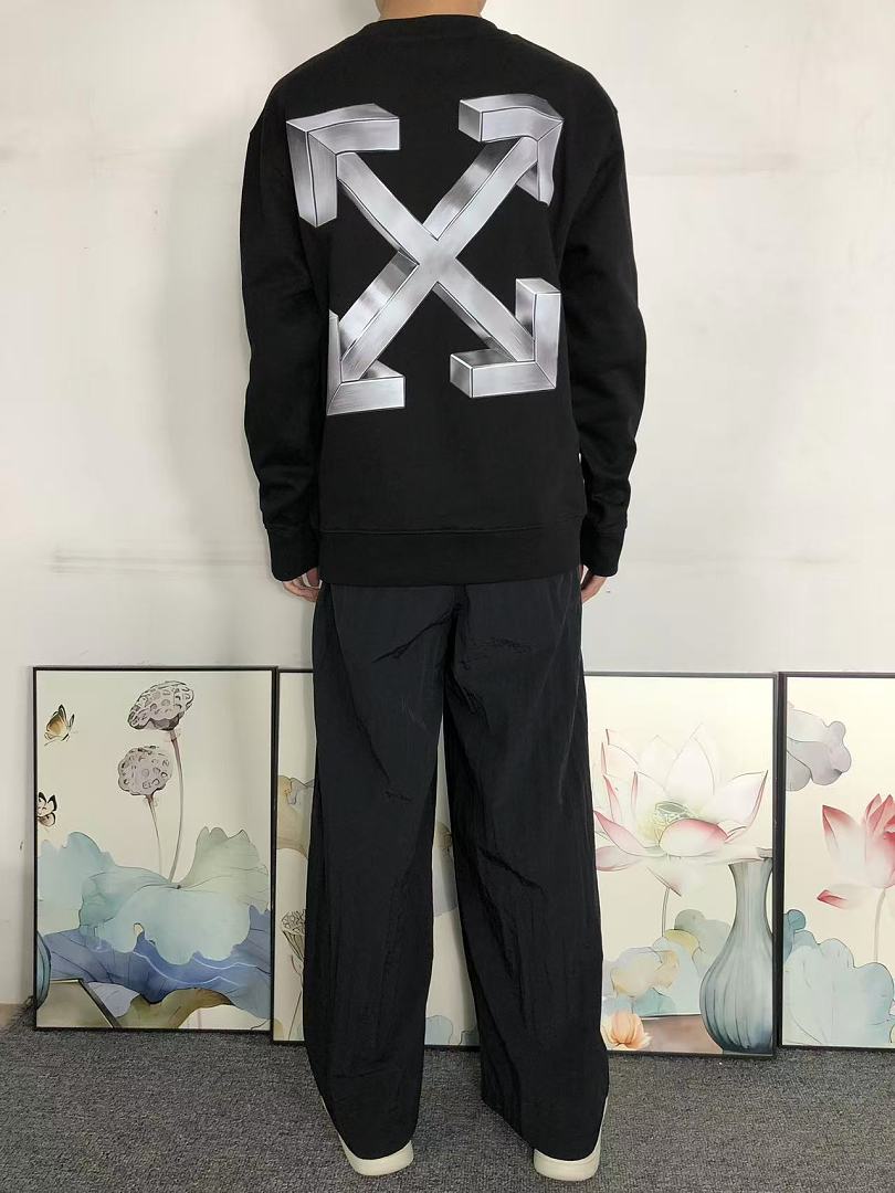 Off-White 135 OFF-WHITE HOODIE 3209051419 (Im 170Cm 60Kg I Wear Size M In The Phot) - Image 4