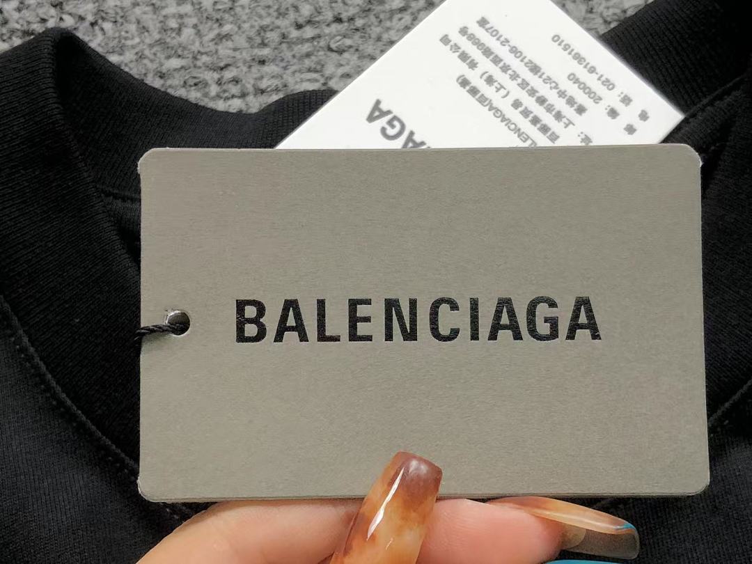 Balenciaga 128 B⭐L⭐⭐⭐IA⭐A T-SHIRT 3203054121 (Im 170Cm 60Kg I Wear Size M In The Phot) - Image 17