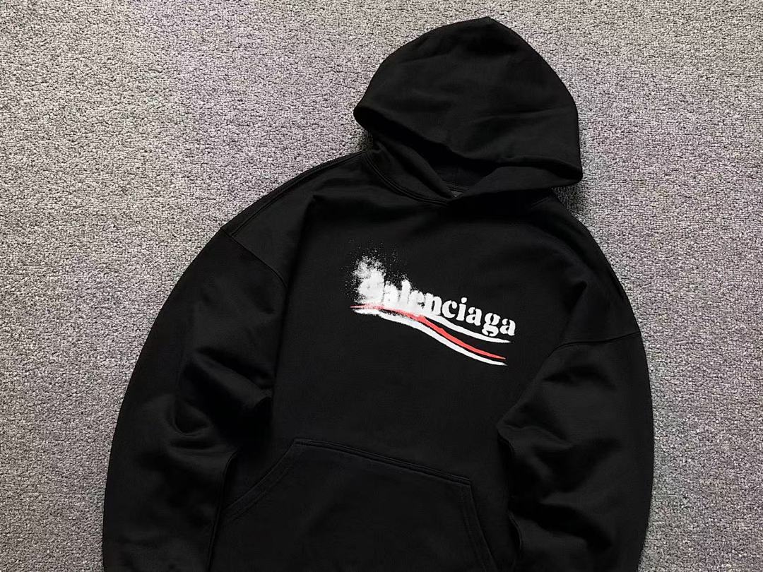 Balenciaga 225 B⭐L⭐⭐⭐IA⭐A HOODIE 4122713163 (Im 170Cm 60Kg I Wear Size XS In The Phot) - Image 11