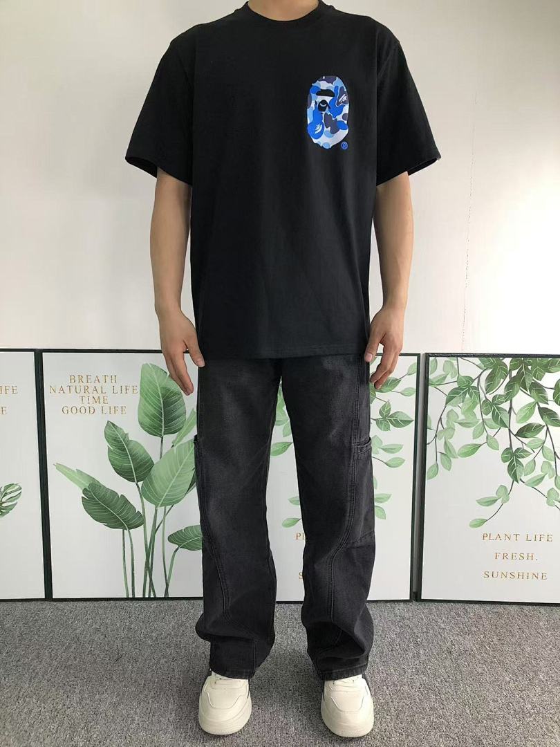 Bape 79 BAPE STUSSY T-SHIRT 411183042 (Im 170Cm 57Kg I Wear Size S In The Phot) - Image 3