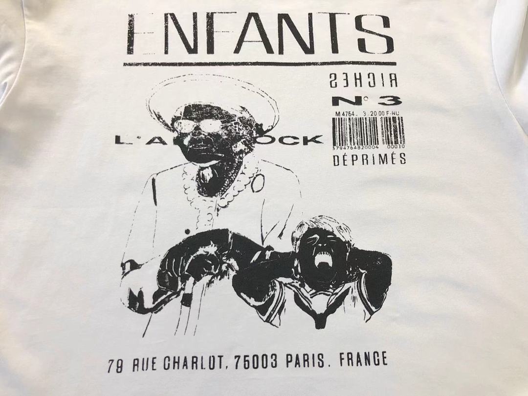 Chanel 88 ENFANTS RICHES DEPRIMES T-SHIRT 5122416162 (Im 170Cm 60Kg I Wear Size M In The Phot) - Image 15