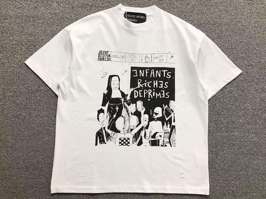 Chanel 88 ENFANTS RICHES DEPRIMES T-SHIRT 5232114162 (Im 170Cm 60Kg I Wear Size M In The Phot) - Image 5