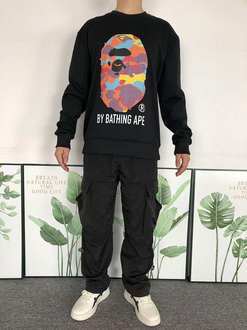 Bape 125 BAPE HOODIE 4111280217 (Im 170Cm 55Kg I Wear Size S In The Phot) - Image 3
