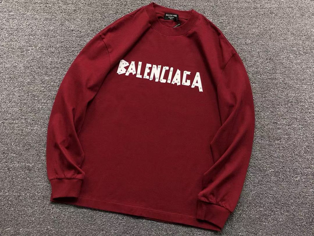 Balenciaga 135 B⭐L⭐⭐⭐IA⭐A LONG SLEEVED 3108260521 (Im 170Cm 60Kg I Wear Size M In The Phot) - Image 9