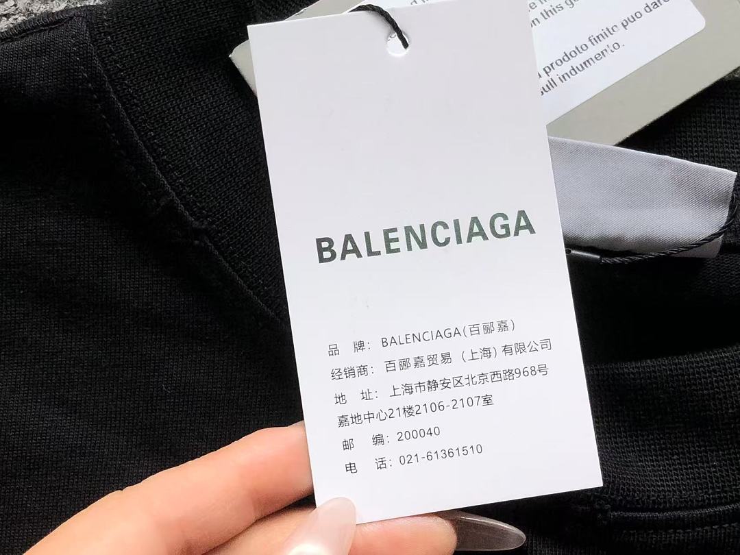 Balenciaga 128 B⭐L⭐⭐⭐IA⭐A T-SHIRT 42042405163 (Im 170Cm 60Kg I Wear Size XS In The Phot) - Image 19