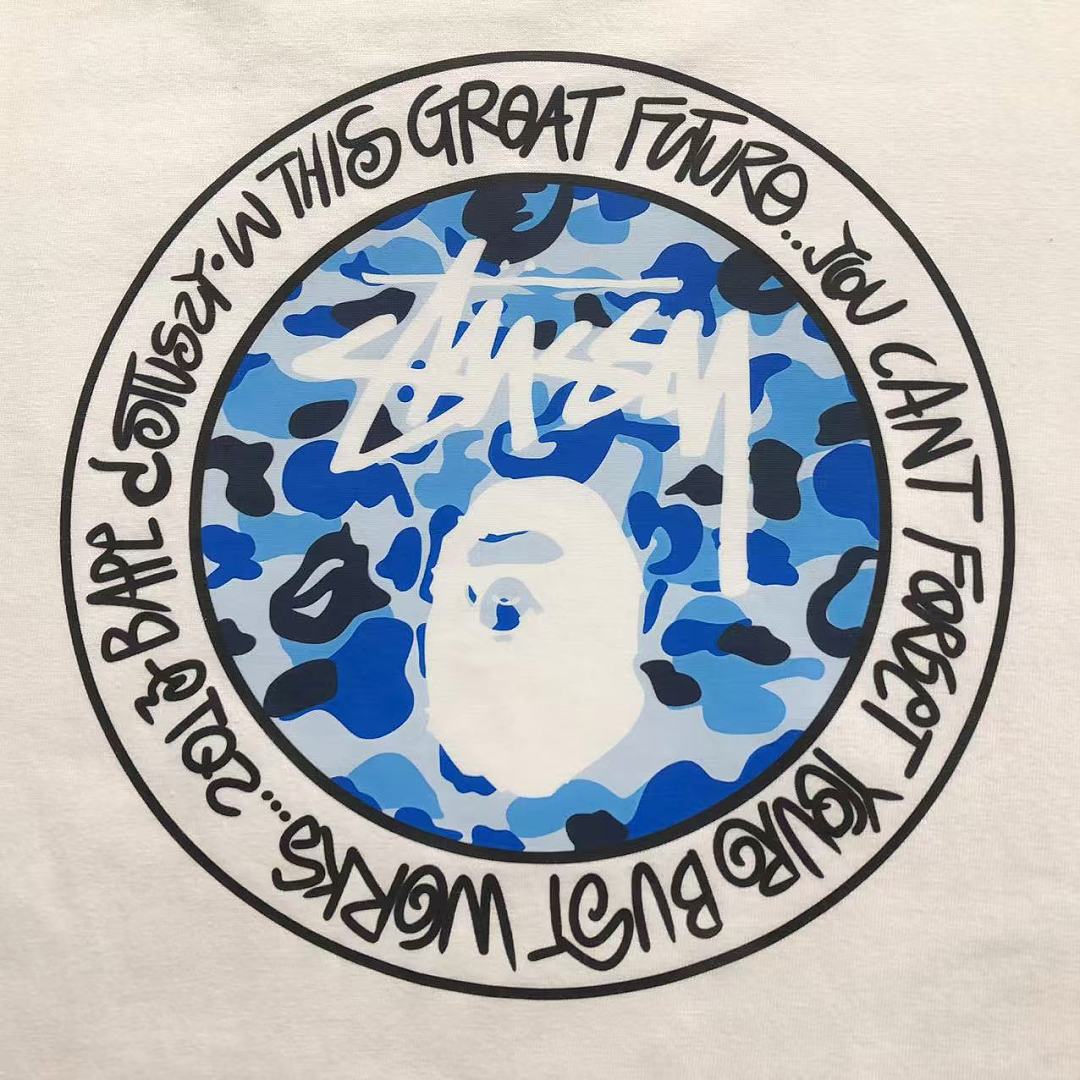 Bape 85 BAPE STUSSY T-SHIRT 124230431 (Im 170Cm 60Kg I Wear Size M In The Phot) - Image 15