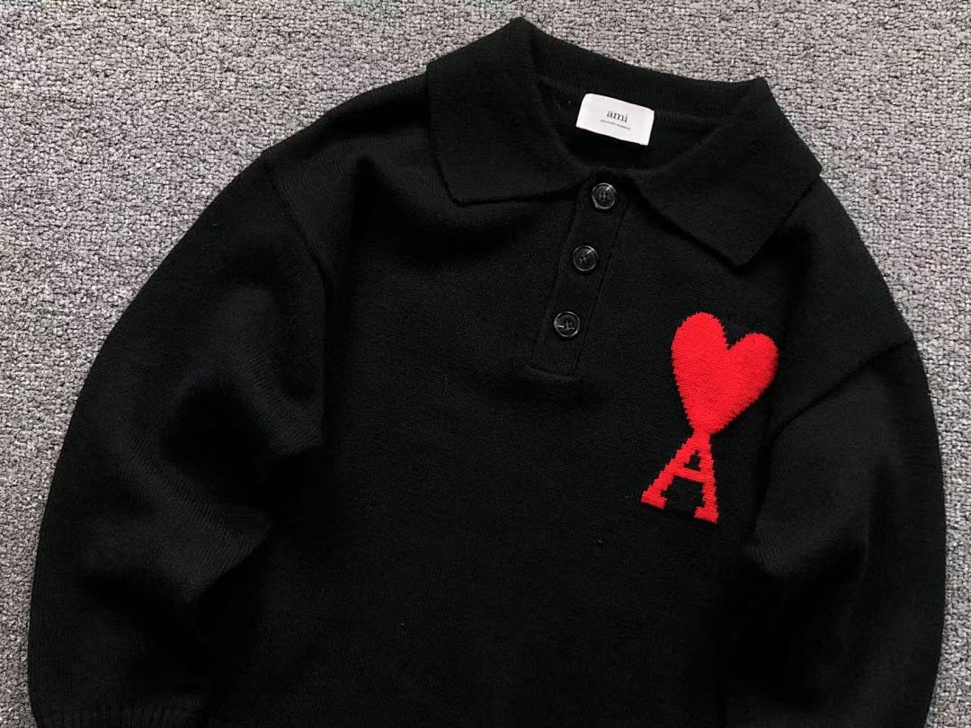 AMI 178 AMI SWEATER 4106190677 (Im 170Cm 60Kg I Wear Size S In The Phot) - Image 24