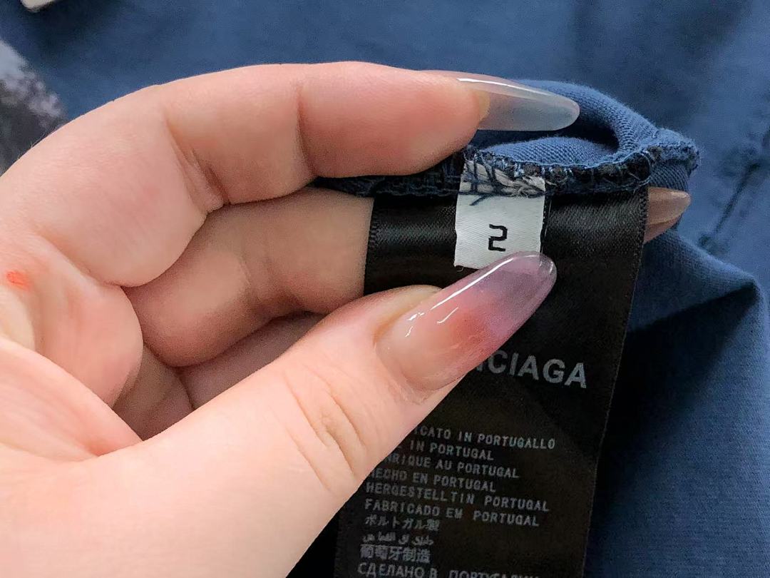 Balenciaga 178 B⭐L⭐⭐⭐IA⭐A T-SHIRT 2152603001 (Im 170Cm 60Kg I Wear Size 2 In The Phot) - Image 18