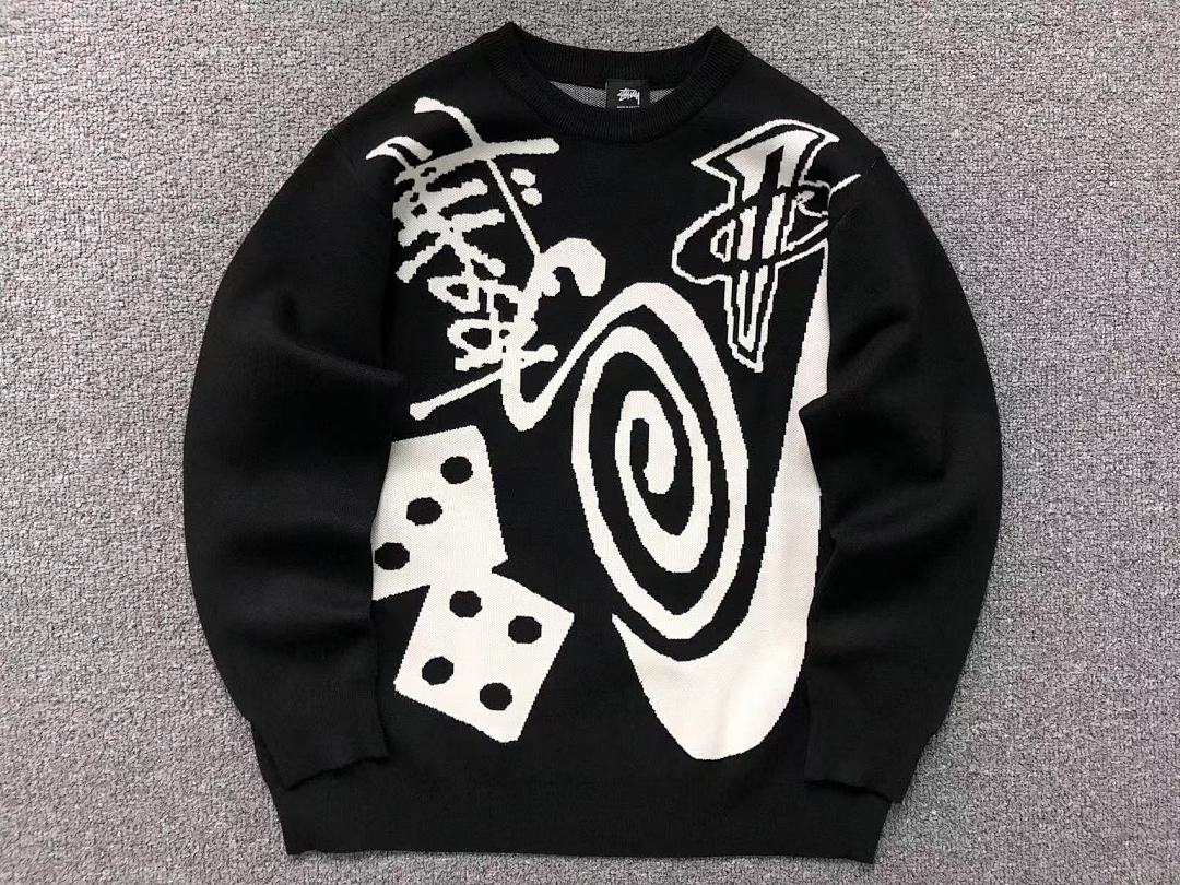 Stussy 178 STUSSY SWEATER 213250211 (Im 170Cm 60Kg I Wear Size M In The Phot) - Image 7