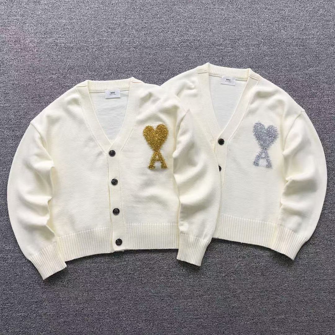 AMI 208 AMI SWEATER 4121702001 (Im 170Cm 57Kg I Wear Size S In The Phot)