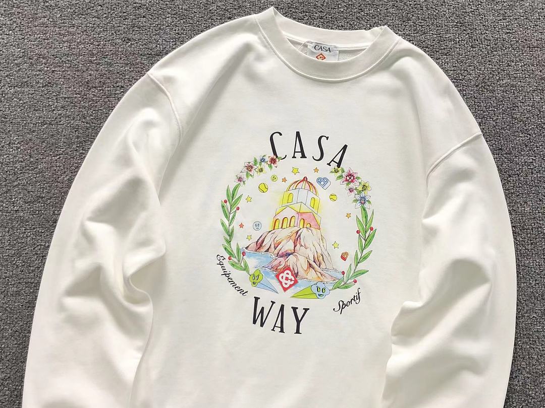 Casablanca 135 CASABLANCA HOODIE 3208090121 (Im 170Cm 60Kg I Wear Size M In The Phot) - Image 9