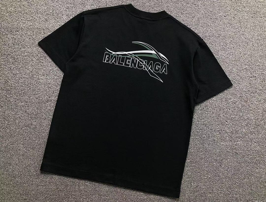 Balenciaga 118 B⭐L⭐⭐⭐IA⭐A T-SHIRT 5232411147 (Im 170Cm 60Kg I Wear Size M In The Phot) - Image 17