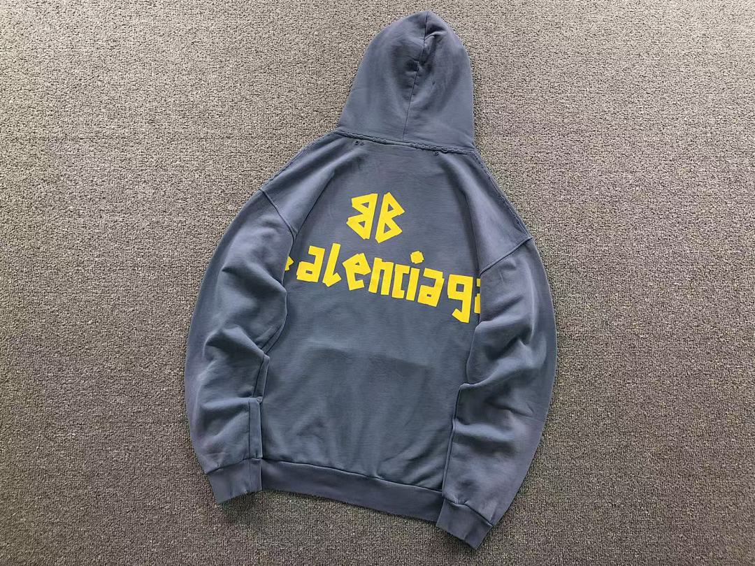 Balenciaga 258 B⭐L⭐⭐⭐IA⭐A HOODIE 3110170721 (Im 170Cm 60Kg I Wear Size M In The Phot) - Image 7