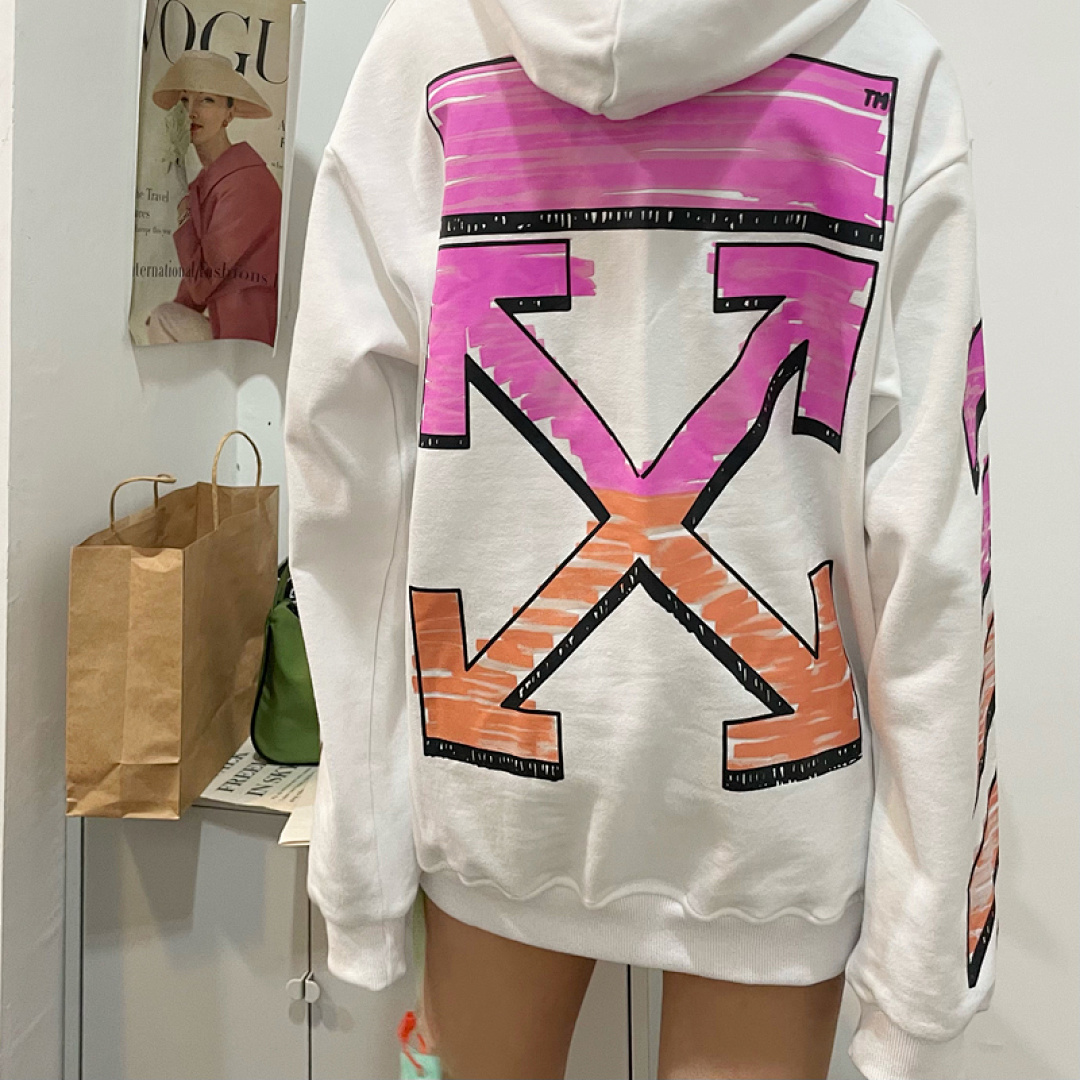 Off-White 116 OFF-WHITE (WHITE HOODIE) - Image 54