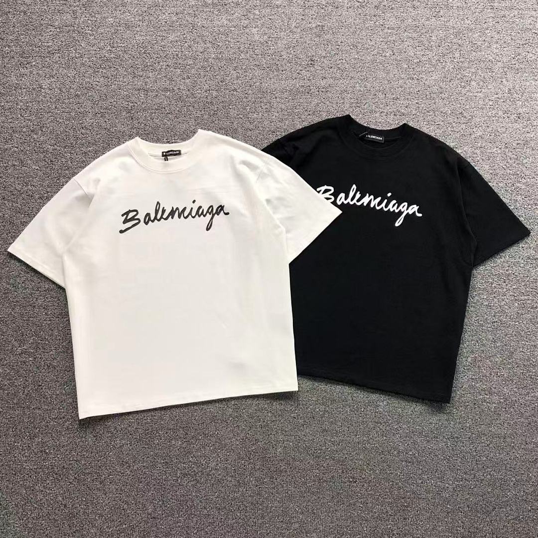 Balenciaga 118 B⭐L⭐⭐⭐IA⭐A T-SHIRT 12480260 (Im 170Cm 60Kg I Wear Size S In The Phot)