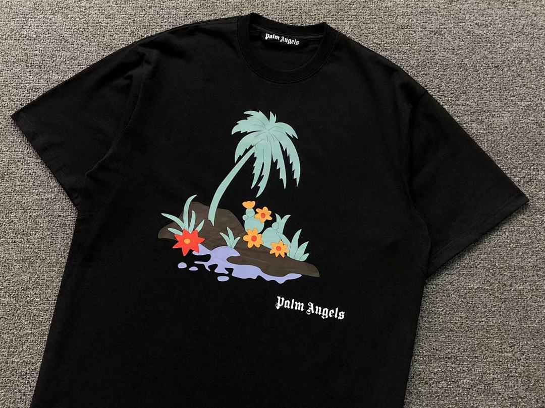 Palm Angels 78 PALM ANGELS T-SHIRT 41060930121 (Im 170Cm 60Kg I Wear Size L In The Phot) - Image 12
