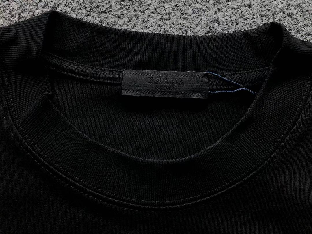 Prada 115 P⭐A⭐A T-SHIRT 510102581 (Im 170Cm 60Kg I Wear Size L In The Phot) - Image 18