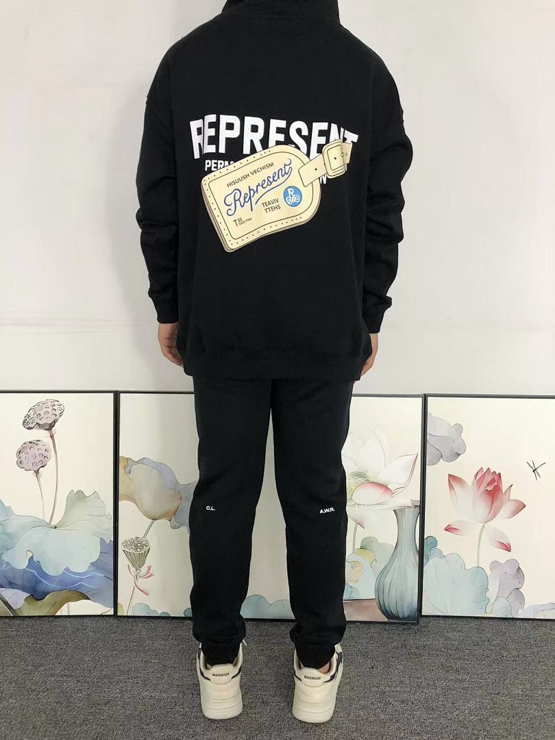 Represent 128 REPRESENT HOODIE 1109260968 (Im 170Cm 60Kg I Wear Size S In The Phot) - Image 4