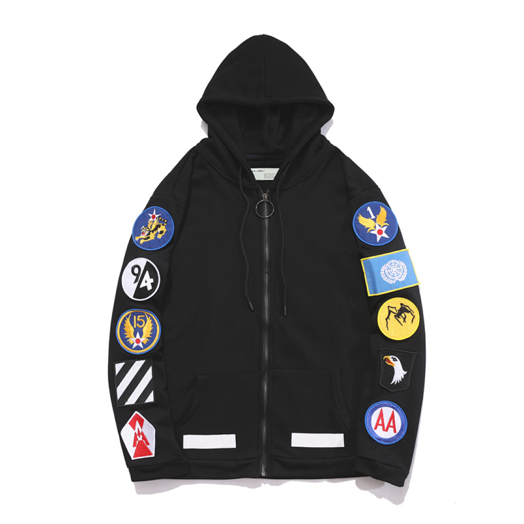 Off-White 128 OFF-WHITE (WHITE HOODIE) - Image 4