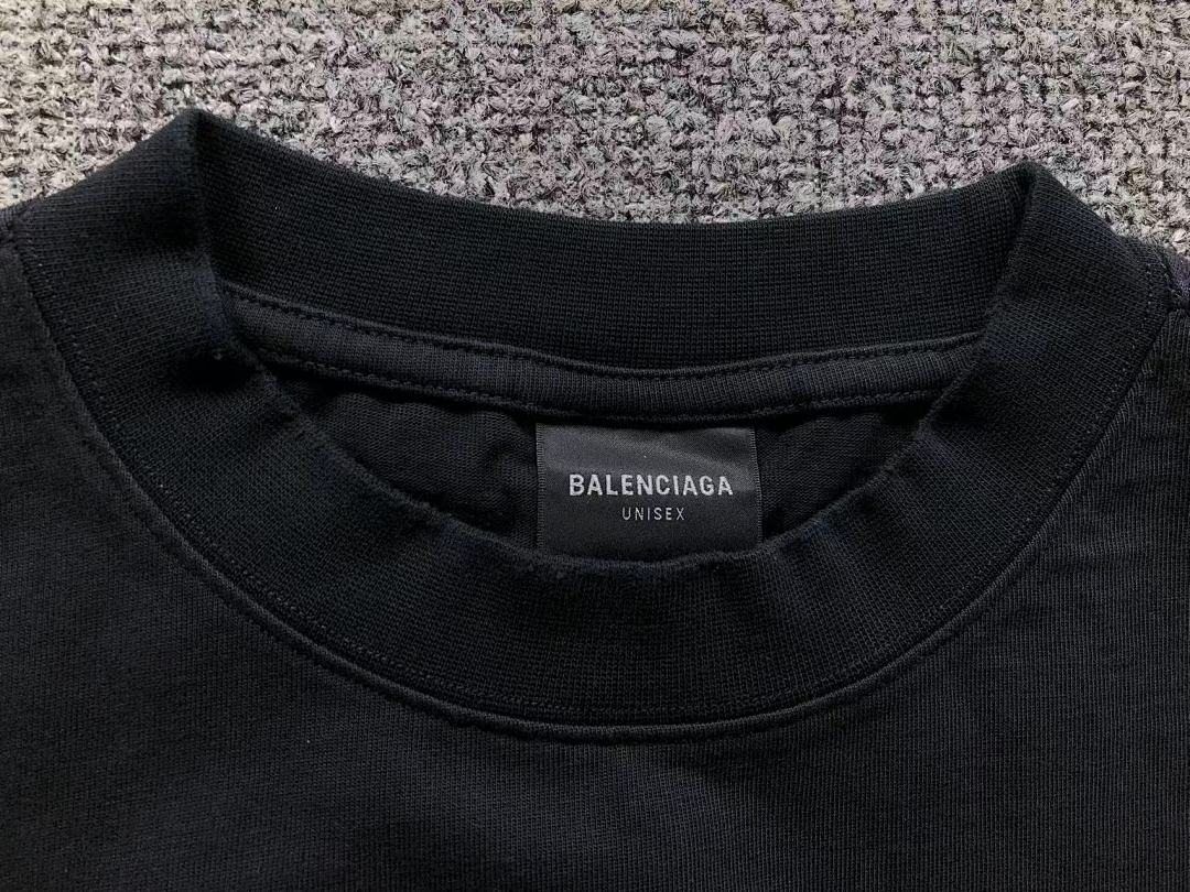 Balenciaga 125 B⭐L⭐⭐⭐IA⭐A T-SHIRT 42041301163 (Im 170Cm 60Kg I Wear Size XS In The Phot) - Image 12