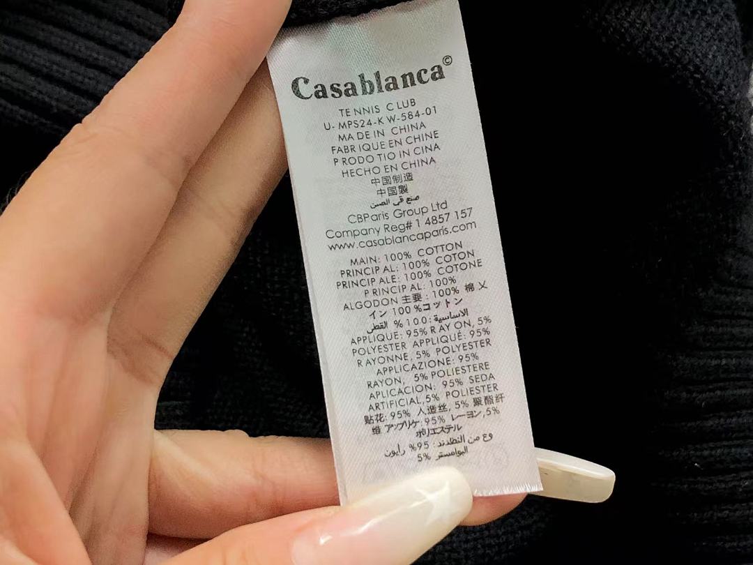 Casablanca 258 CASABLANCA SWEATER 3109160721 (Im 170Cm 60Kg I Wear Size L In The Phot) - Image 13