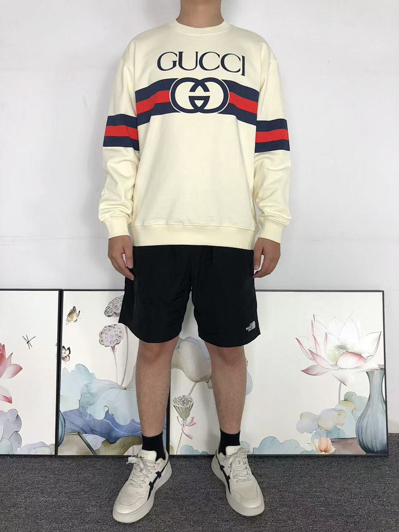 Gucci 115 G⭐C⭐I HOODIE 590116101 (Im 170Cm 60Kg I Wear Size S In The Phot) - Image 3
