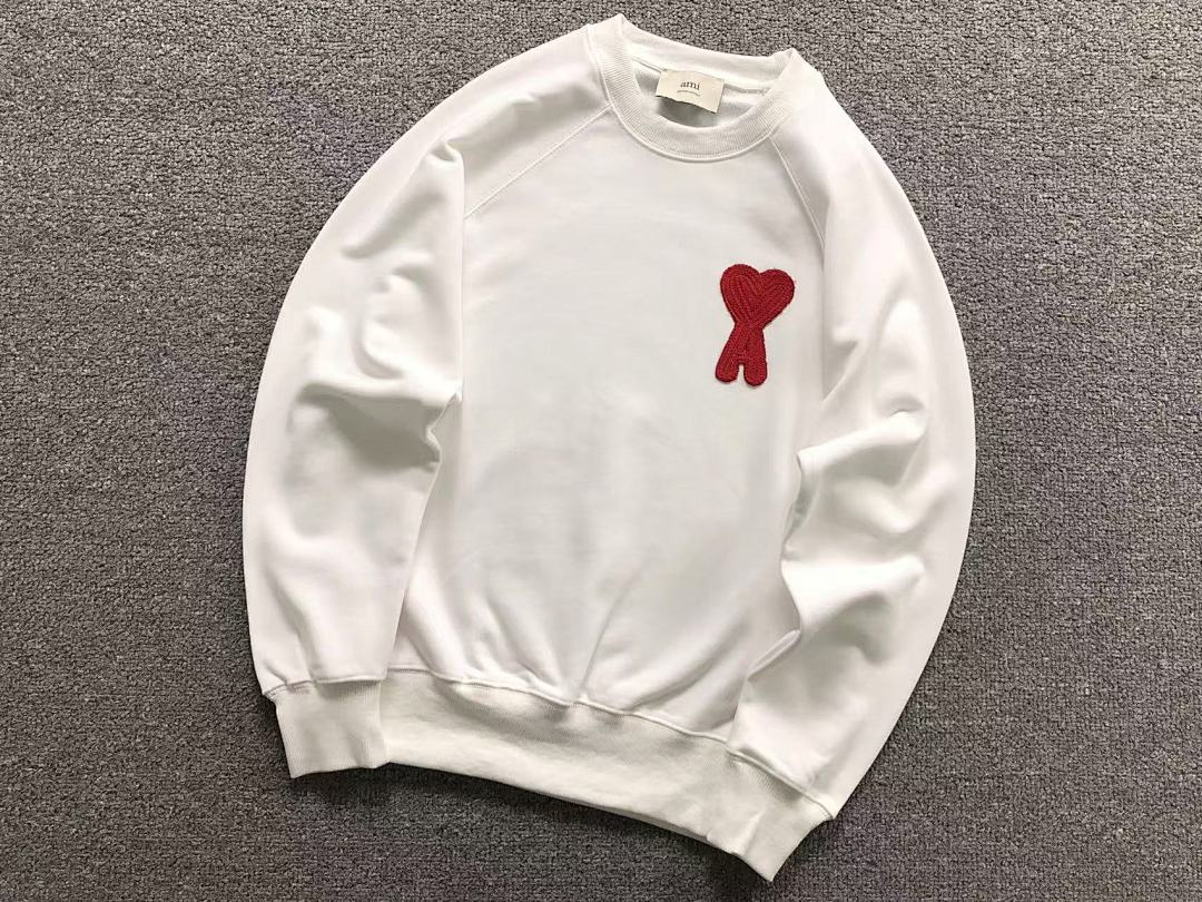 AMI 125 AMI HOODIE 3201081017 (Im 170Cm 60Kg I Wear Size S In The Phot) - Image 7