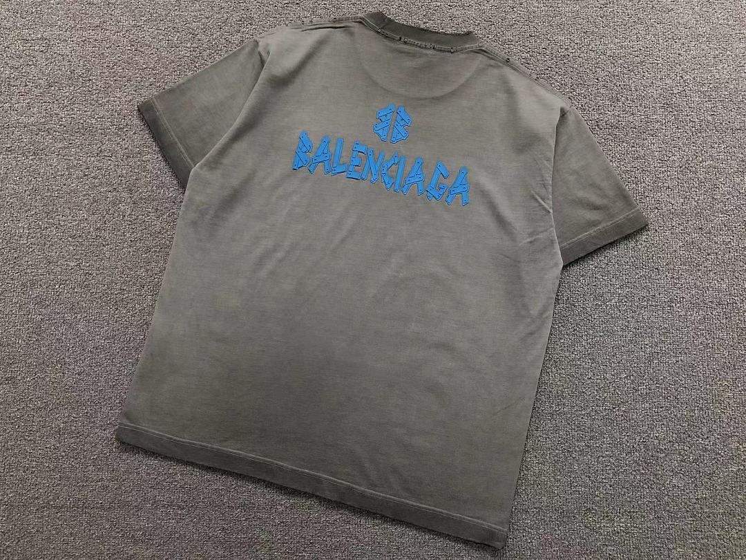 Balenciaga 128 B⭐L⭐⭐⭐IA⭐A T-SHIRT 42042909133 (Im 170Cm 60Kg I Wear Size 2XL In The Phot) - Image 12