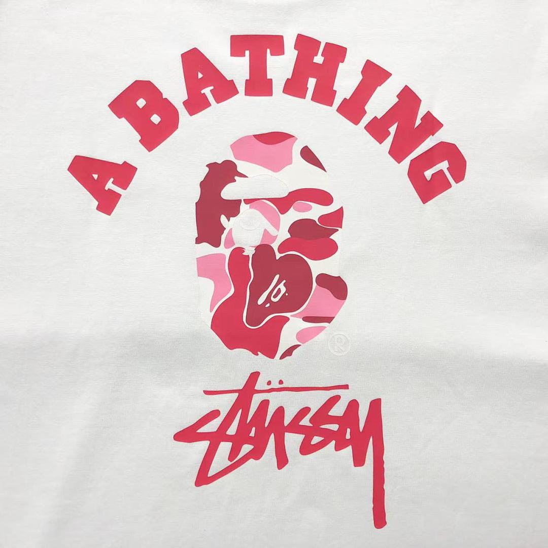 Bape 79 BAPE STUSSY T-SHIRT 411182942 (Im 170Cm 57Kg I Wear Size S In The Phot) - Image 9