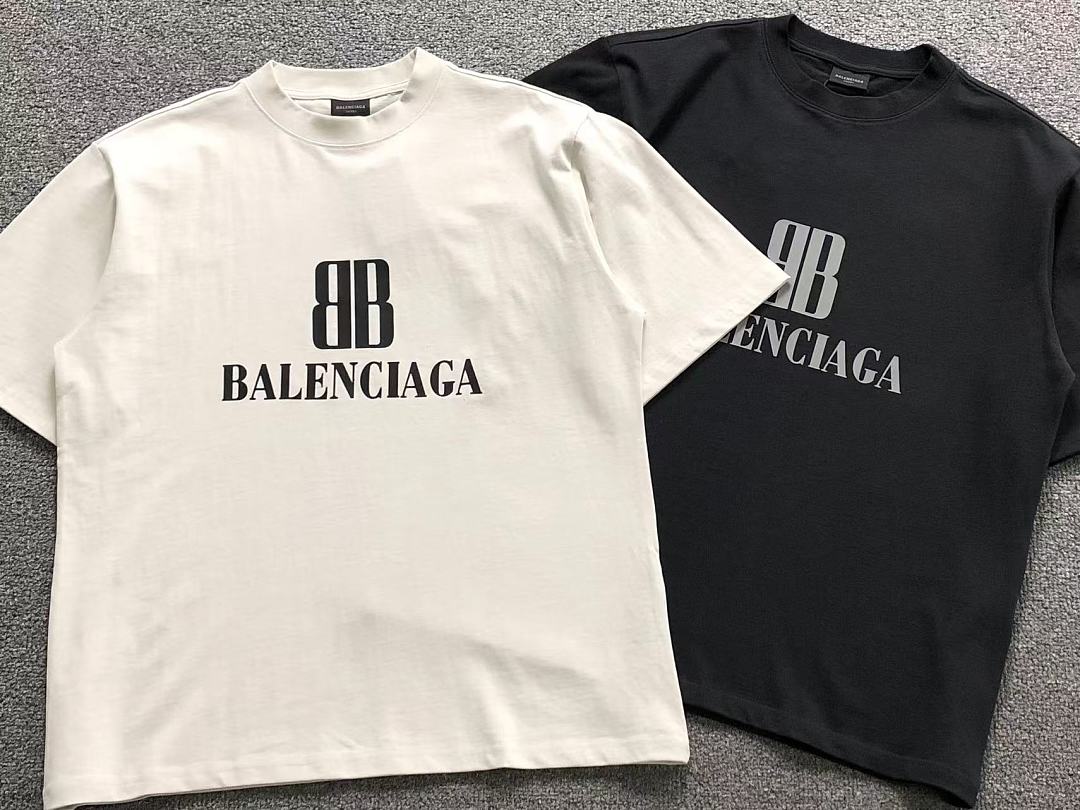Balenciaga 125 B⭐L⭐⭐⭐IA⭐A T-SHIRT 42042011163 (Im 170Cm 60Kg I Wear Size XS In The Phot) - Image 6