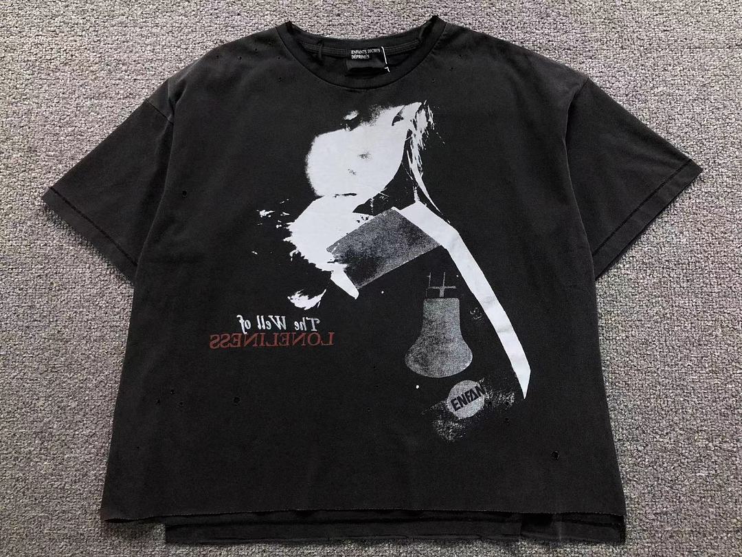 Chanel 113 ENFANTS RICHES DEPRIMES T-SHIRT 3207251017 (Im 170Cm 60Kg I Wear Size S In The Phot) - Image 5
