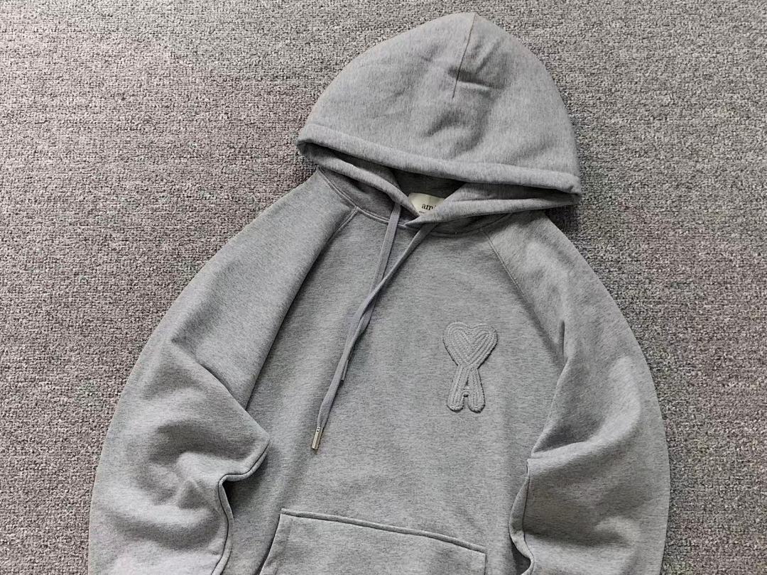 AMI 158 AMI HOODIE 3201123017 (Im 170Cm 60Kg I Wear Size S In The Phot) - Image 14