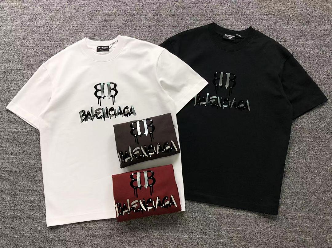 Balenciaga 118 B⭐L⭐⭐⭐IA⭐A T-SHIRT 5211001147 (Im 170Cm 60Kg I Wear Size M In The Phot) - Image 5