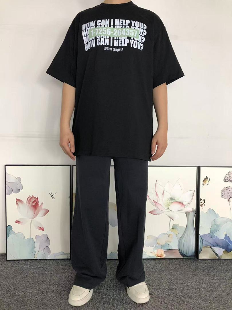 Palm Angels 78 PALM ANGELS T-SHIRT 41060940121 (Im 170Cm 60Kg I Wear Size L In The Phot) - Image 3