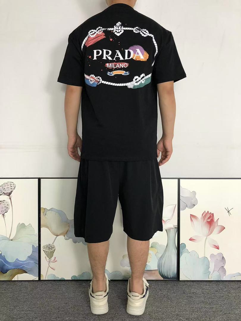 Prada 85 P⭐A⭐A T-SHIRT 125280232 (Im 170Cm 60Kg I Wear Size M In The Phot) - Image 4