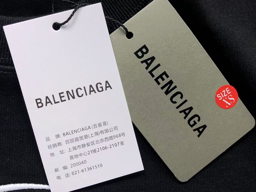 Balenciaga 128 B⭐L⭐⭐⭐IA⭐A T-SHIRT 5212214136 (Im 170Cm 60Kg I Wear Size XS In The Phot) - Image 17