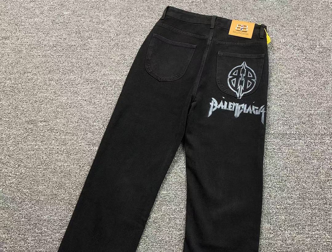 Balenciaga 188 B⭐L⭐⭐⭐IA⭐A TROUSERS 503104017 (Im 170Cm 60Kg I Wear Size 28 In The Phot) - Image 14
