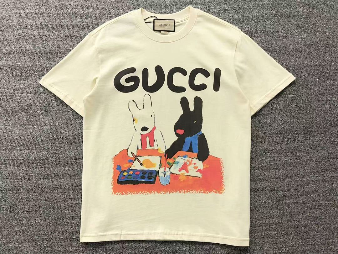 Gucci 85 G⭐C⭐I T-SHIRT 560604101 (Im 170Cm 60Kg I Wear Size S In The Phot) - Image 5