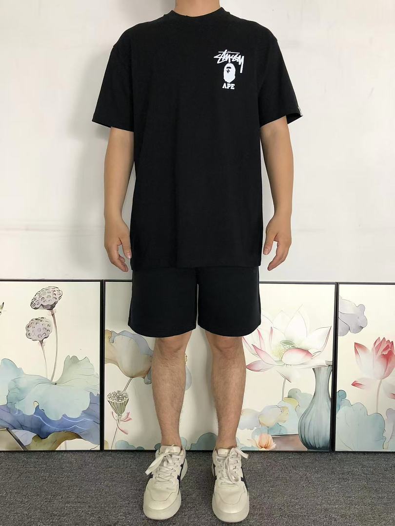 Bape 85 BAPE STUSSY T-SHIRT 124150231 (Im 170Cm 60Kg I Wear Size M In The Phot) - Image 3