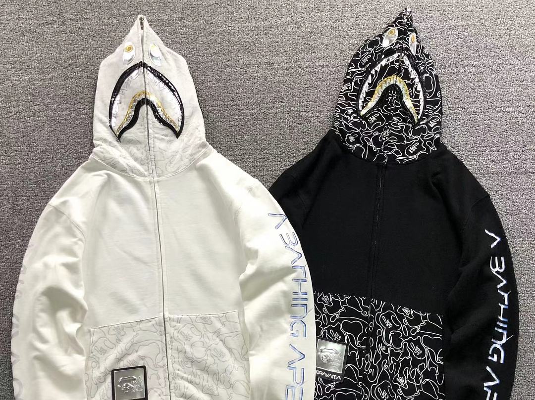 Bape 168 BAPE HOODIE 52070713158 (Im 170Cm 60Kg I Wear Size M In The Phot) - Image 6