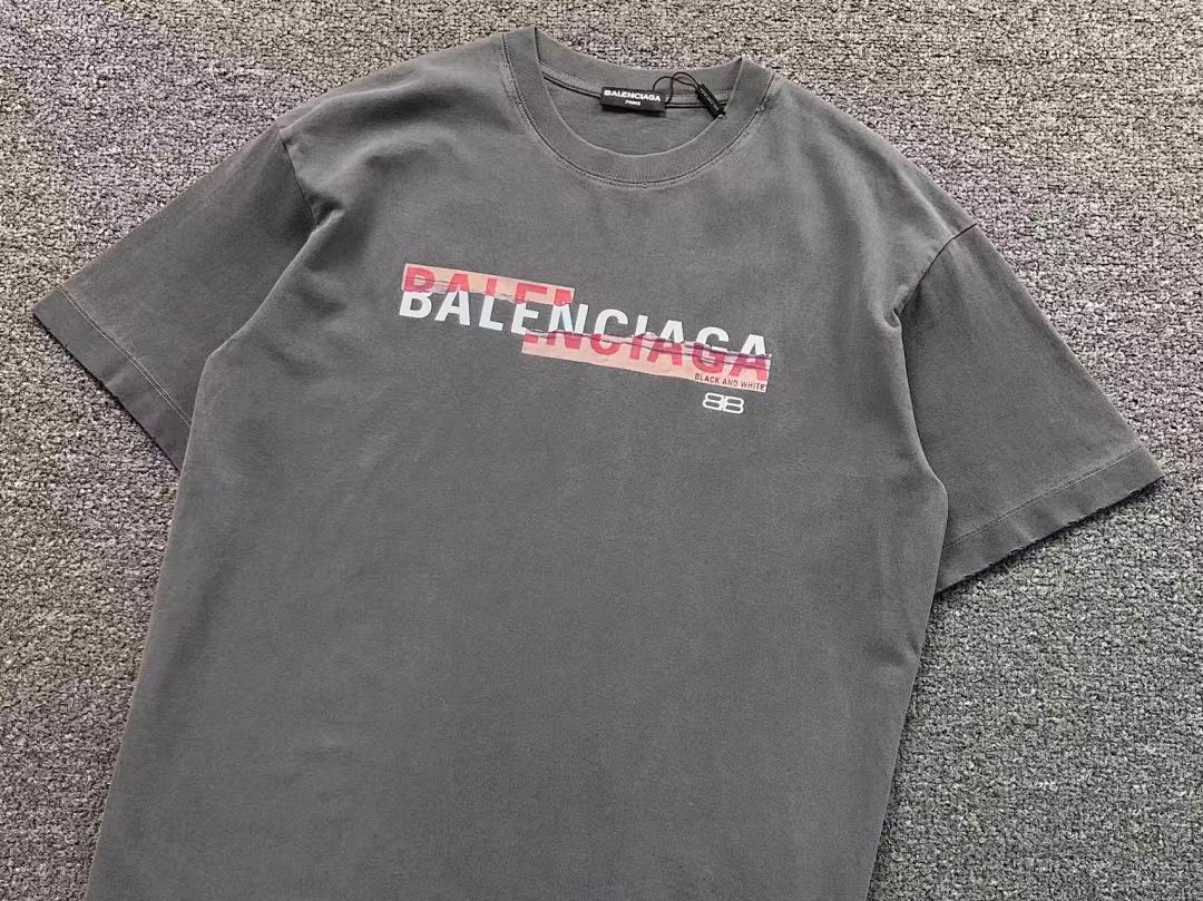 Balenciaga 158 B⭐L⭐⭐⭐IA⭐A T-SHIRT 2203263801 (Im 170Cm 60Kg I Wear Size M In The Phot) - Image 13
