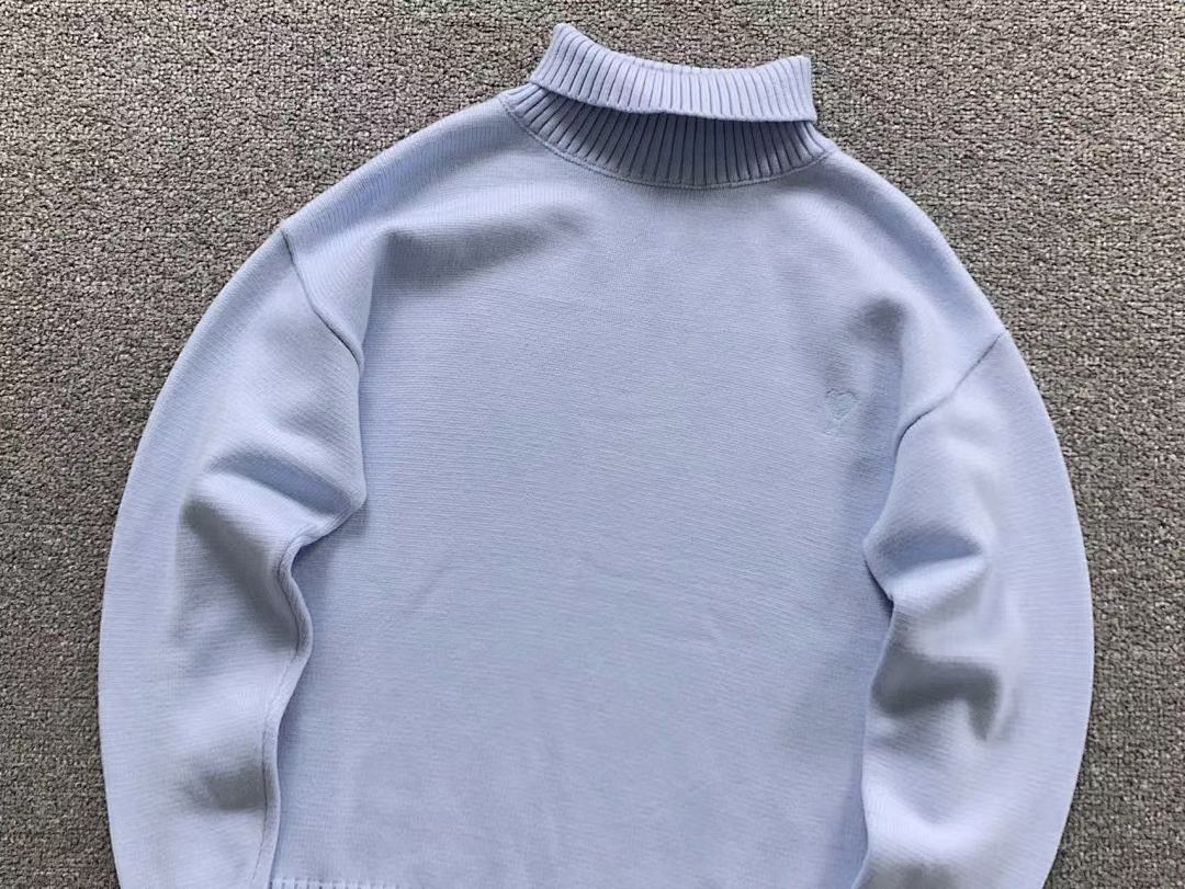 AMI 158 AMI SWEATER 21101105125 (Im 170Cm 60Kg I Wear Size M In The Phot) - Image 16