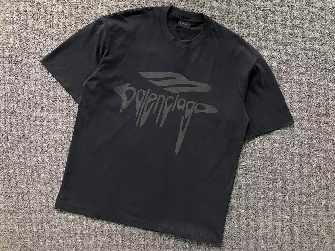 Balenciaga 118 B⭐L⭐⭐⭐IA⭐A T-SHIRT 4104071121 (Im 170Cm 60Kg I Wear Size M In The Phot) - Image 6