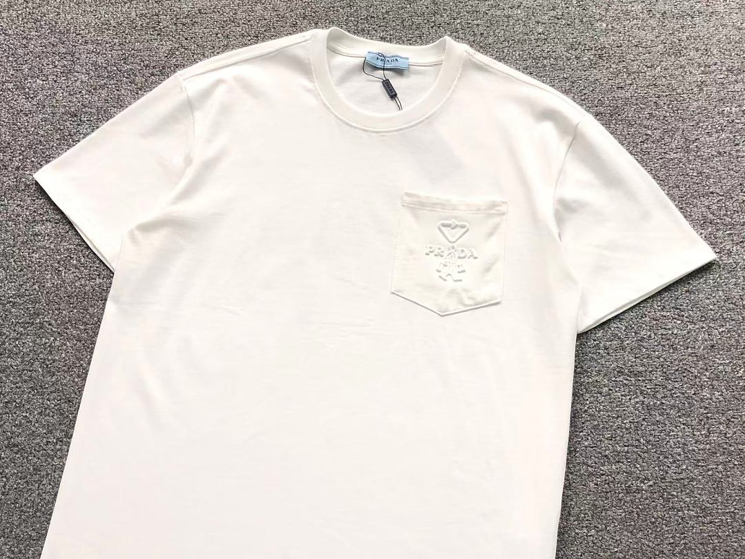 Prada 85 P⭐A⭐A T-SHIRT 125210432 (Im 170Cm 60Kg I Wear Size M In The Phot) - Image 8