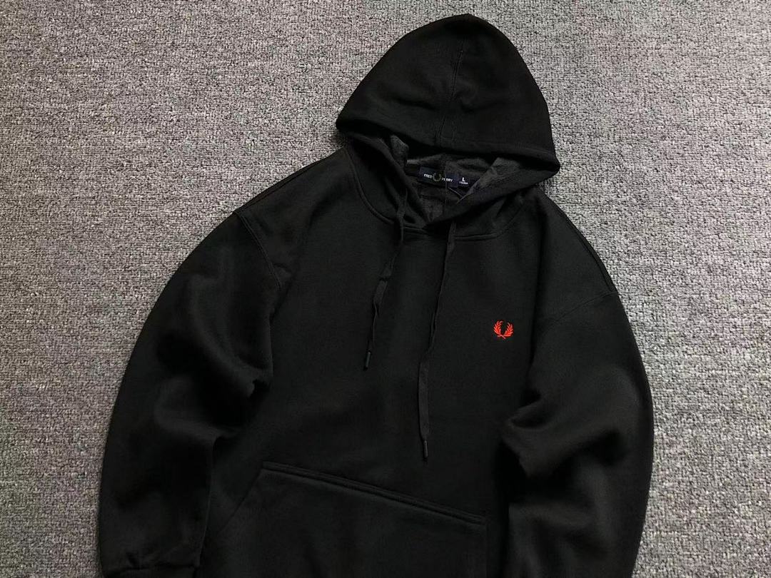 Unbranded 215 FRED PERRY HOODIE 219100601 (Im 170Cm 60Kg I Wear Size L In The Phot) - Image 9