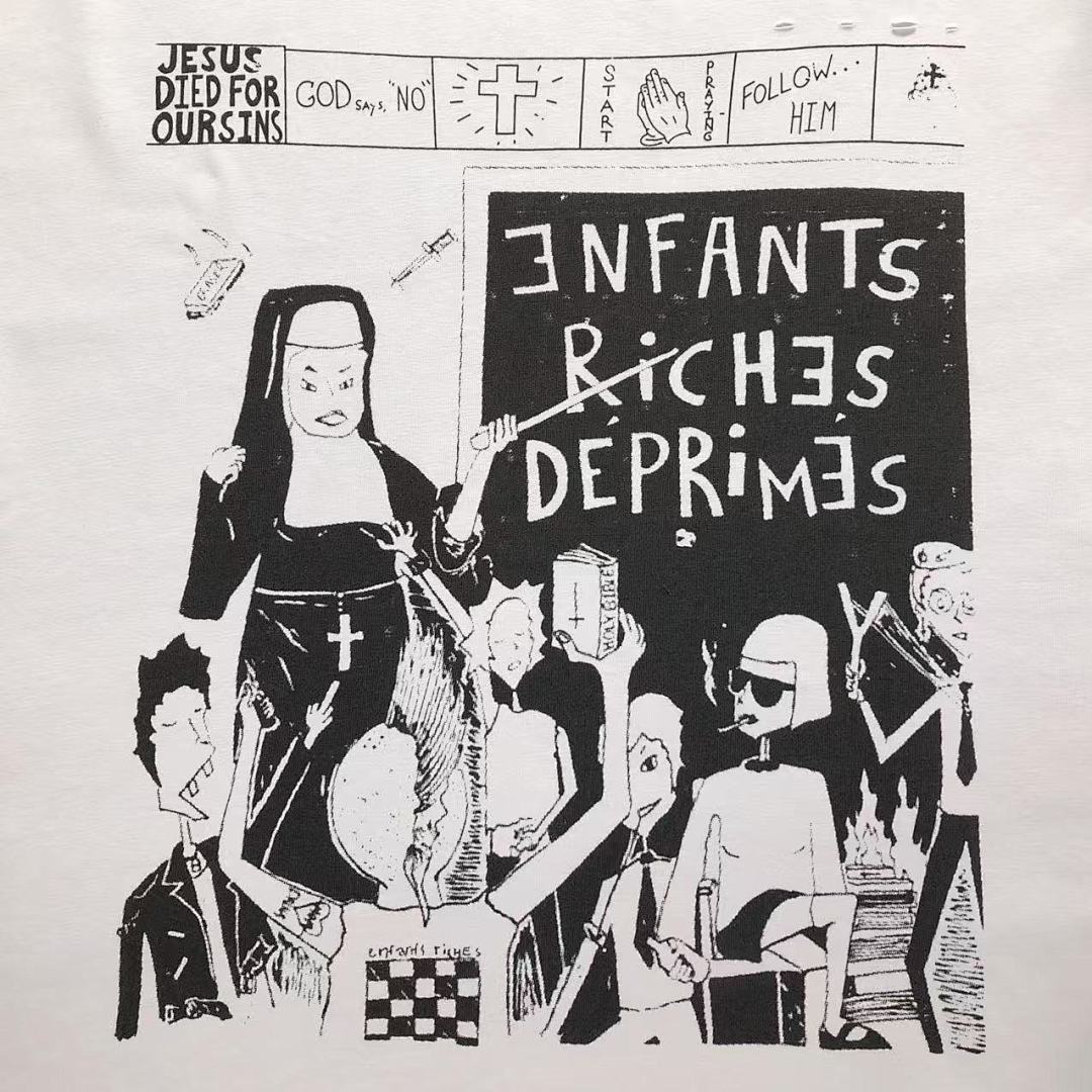 Chanel 88 ENFANTS RICHES DEPRIMES T-SHIRT 5232114162 (Im 170Cm 60Kg I Wear Size M In The Phot) - Image 8