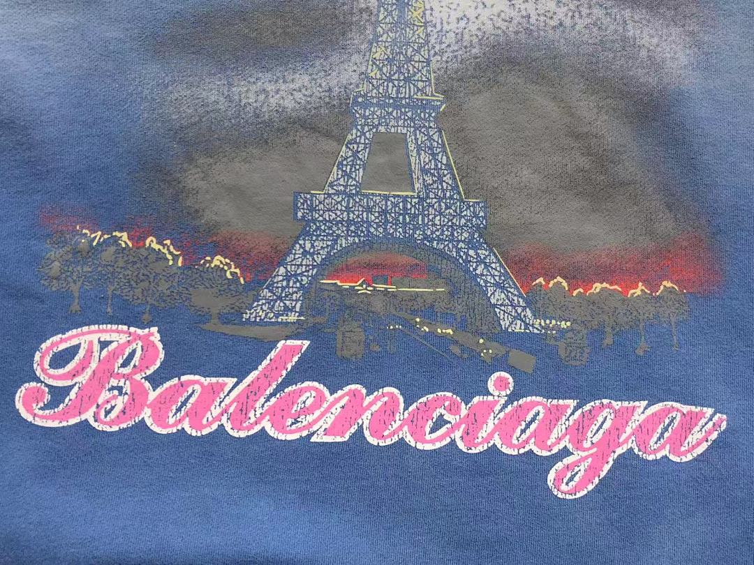 Balenciaga 255 B⭐L⭐⭐⭐IA⭐A HOODIE 5101183136 (Im 170Cm 60Kg I Wear Size M In The Phot) - Image 12